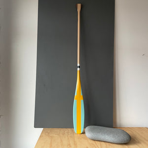 Sweden Flag Handmade Artisan Paddle by Sanborn Canoe