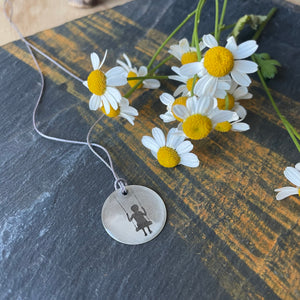 Swinging Photo Necklace by Everyday Artifact