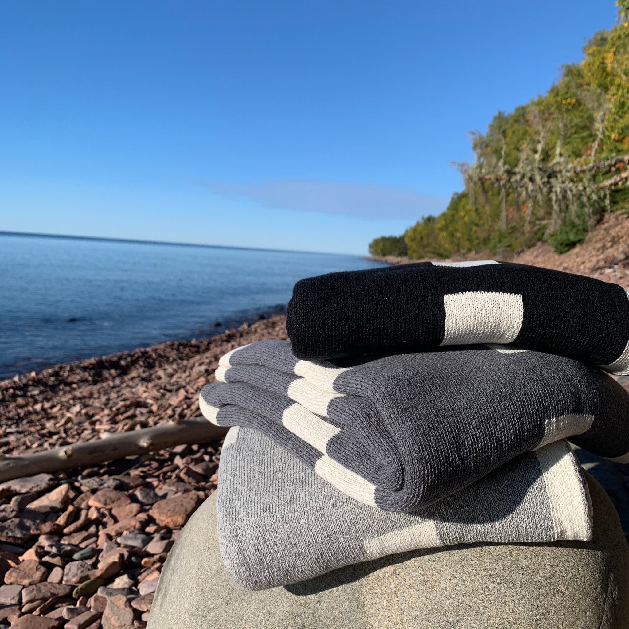 Swiss Cross Eco Throw by Jill Malek for In2Green