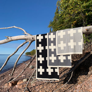 Swiss Cross Eco Throw by Jill Malek for In2Green