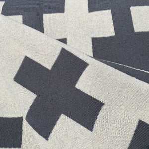 Swiss Cross Eco Throw by Jill Malek for In2Green