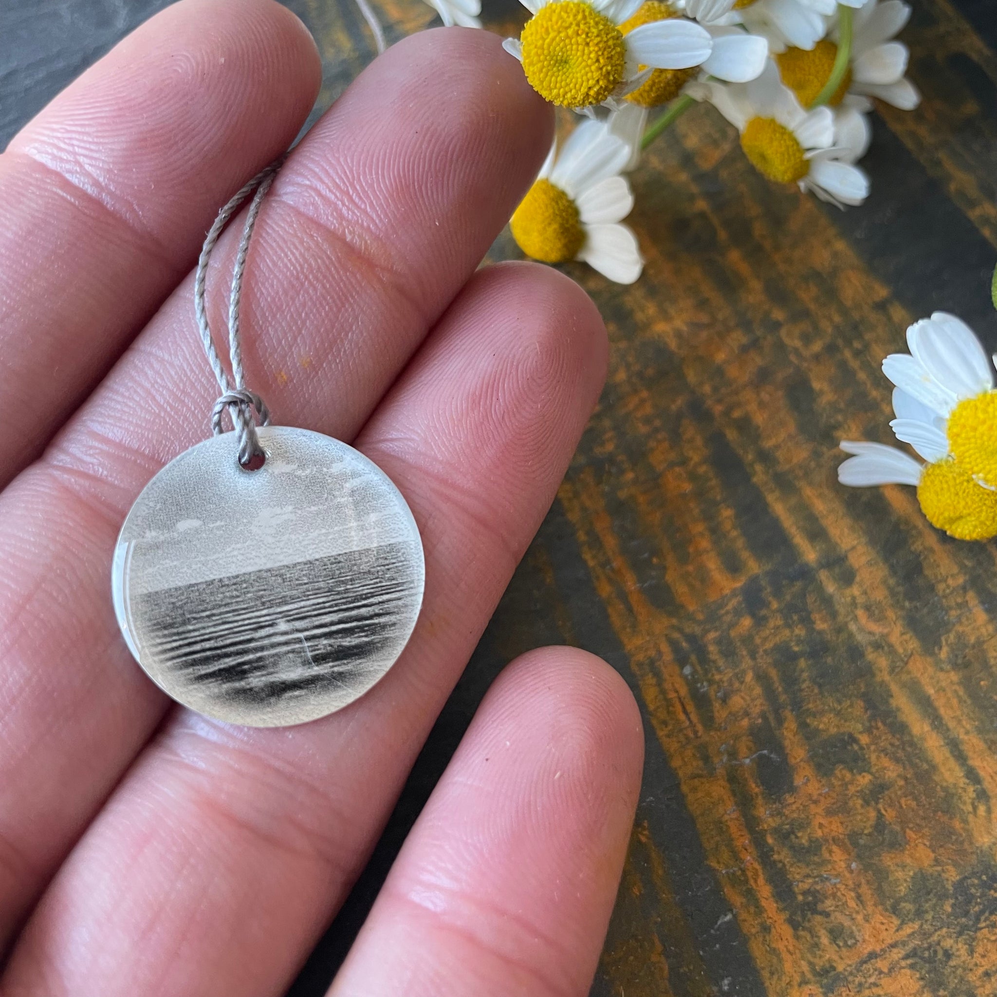 Tranquil Waters Photo Necklace by Everyday Artifact