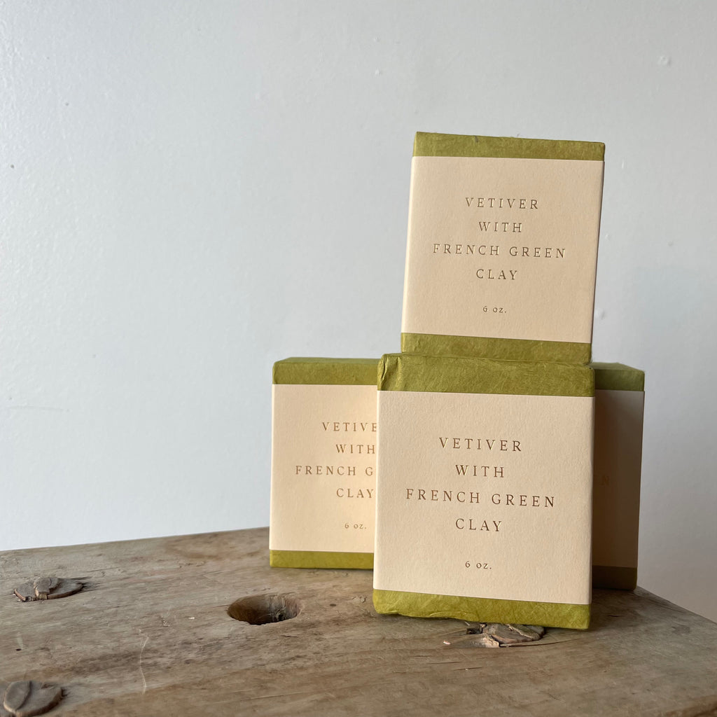 Vetiver with French Green Clay Soap by Saipua