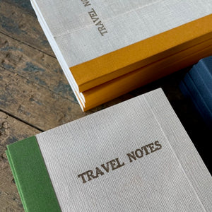 Vintage Linen Map Travel Notebook by Sukie