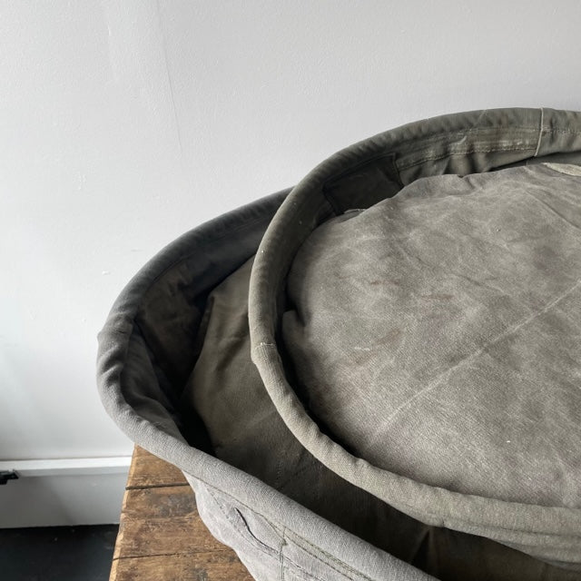 Vintage Tent Fabric Pet Bed