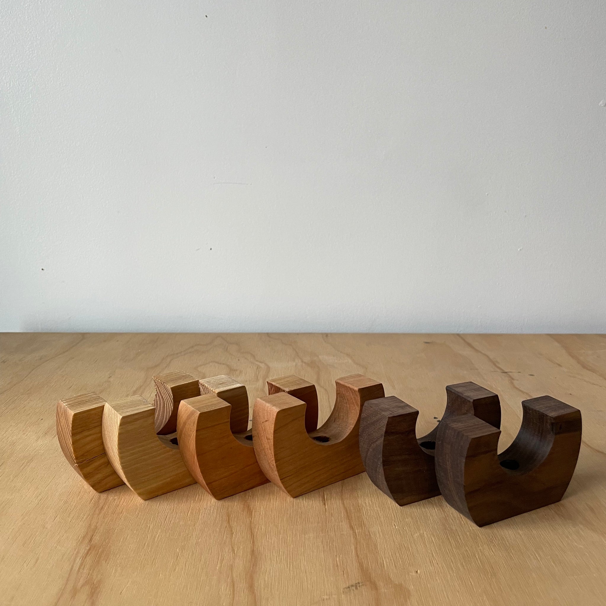 Wooden Paddle Holder by Sanborn Canoe