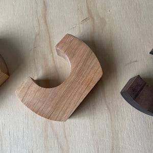 Wooden Paddle Holder by Sanborn Canoe