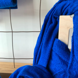 Wool Cloud Scarf in Bright Blue by Scarfshop