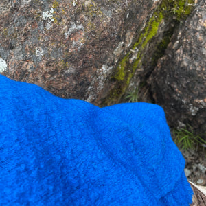 Wool Cloud Scarf in Bright Blue by Scarfshop