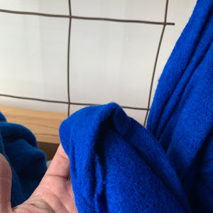 Wool Cloud Scarf in Bright Blue by Scarfshop