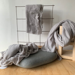 Wool Cloud Scarf in Fog by Scarfshop