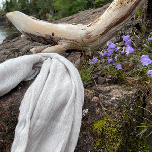 Wool Cloud Scarf in Fog by Scarfshop