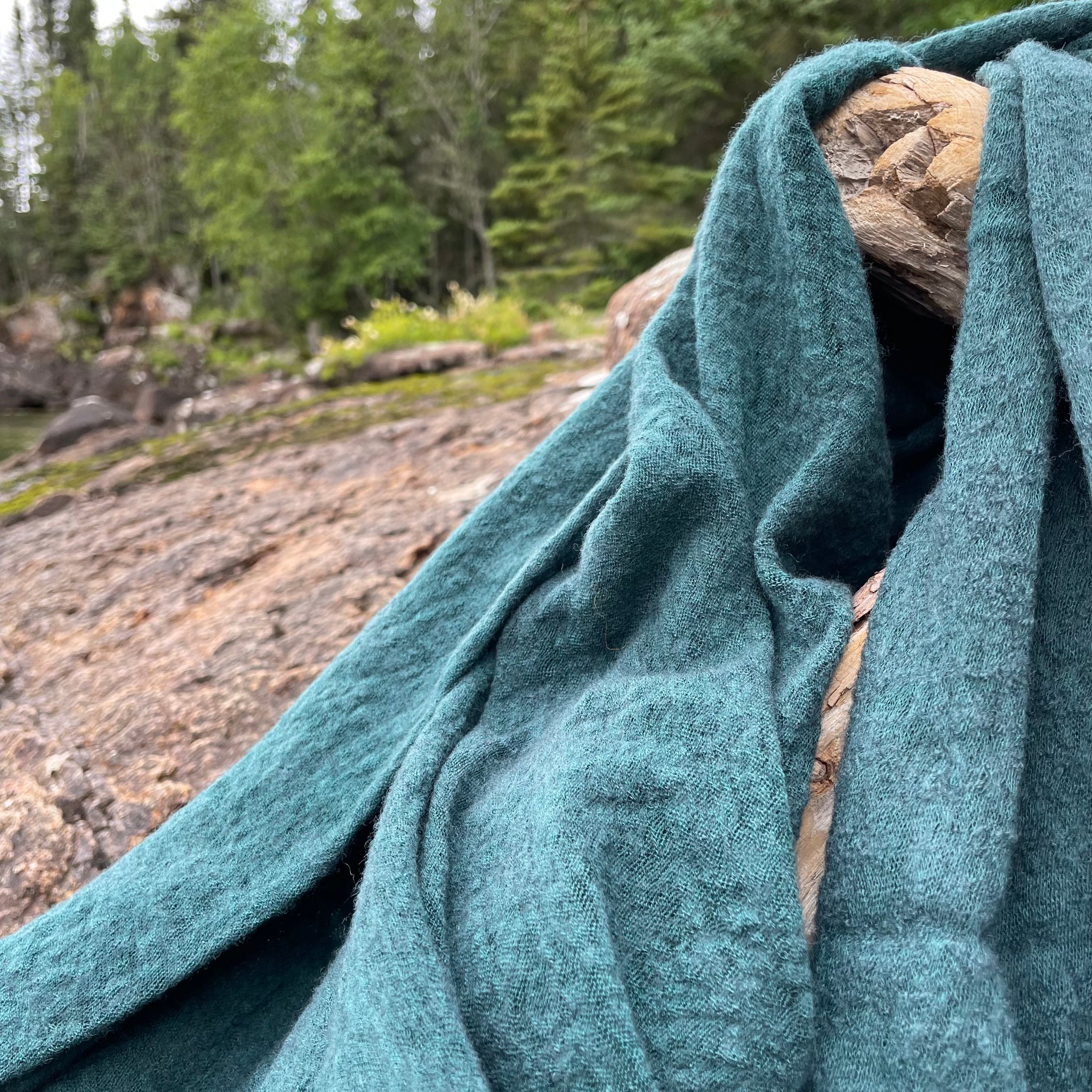 Wool Cloud Scarf in Forest by Scarfshop