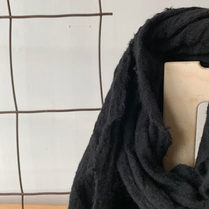 Wool Cloud Scarf in Soot by Scarfshop