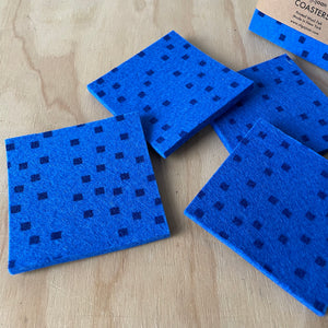 Wool Felt Coasters by Olga Joan