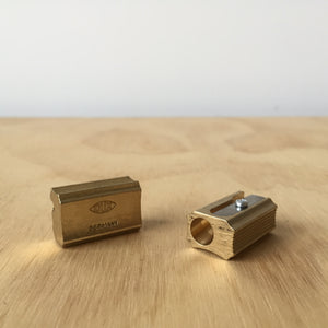 Brass Single Pencil Sharpener - Upstate MN 