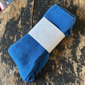 Hand Dyed Cotton Socks in Water Tones by Scarfshop