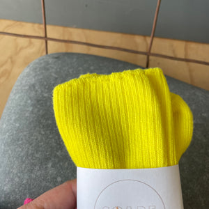 Hand Dyed Cotton Socks in Pop Tones by Scarfshop