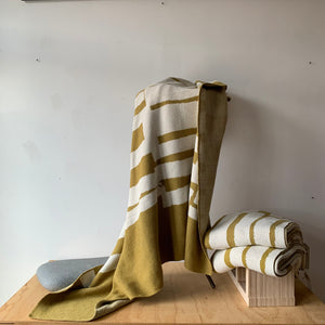 Scout Eco Throw in Moss by Suzy Pilgrim Waters for In2Green