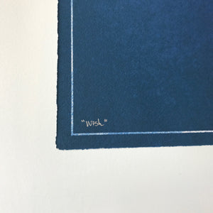 Wish Print on Blueprint Paper by Barloga Studios - Upstate MN 